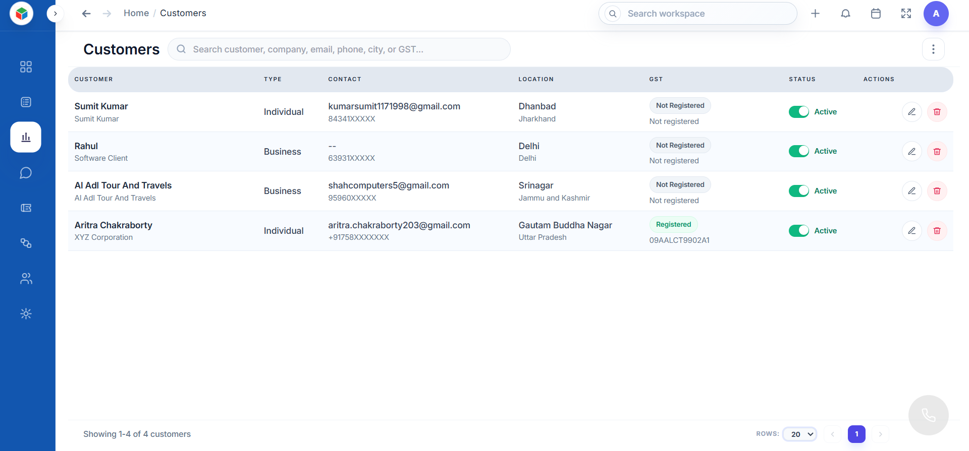 Multi-Channel Support